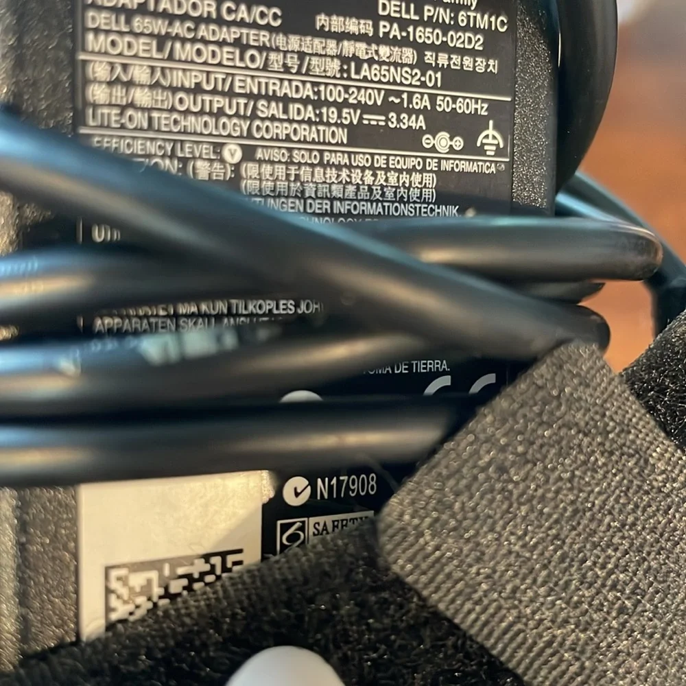 Dell adaptor CA/CC